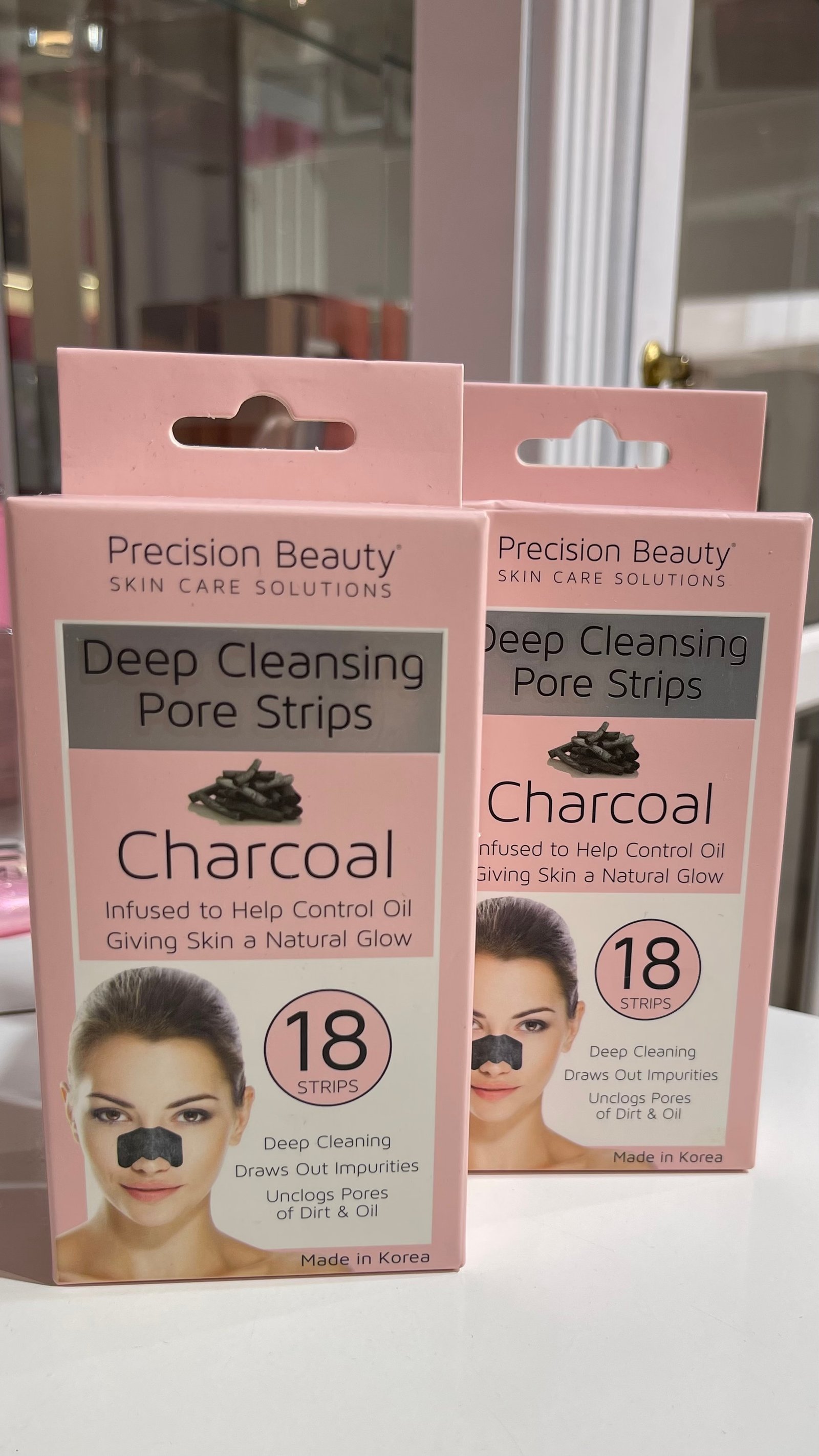 Precision Beauty Charcoal deep cleansing pore strips