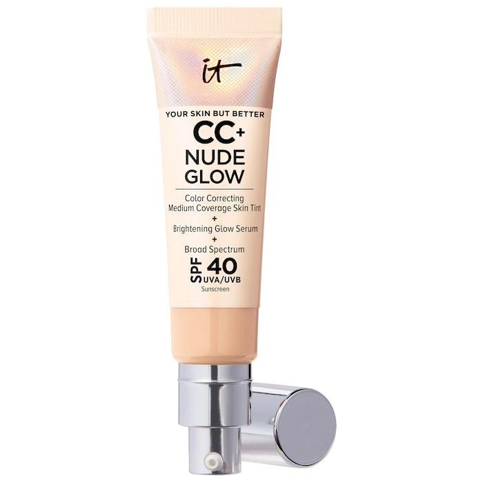 CC+ Nude Glow Lightweight Foundation + Glow Serum with SPF 40 and Niacinamide