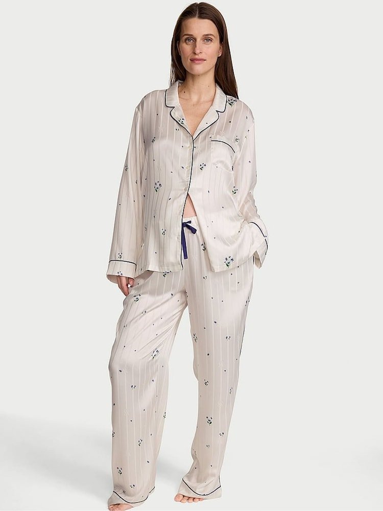 Satin Long Pajama Set